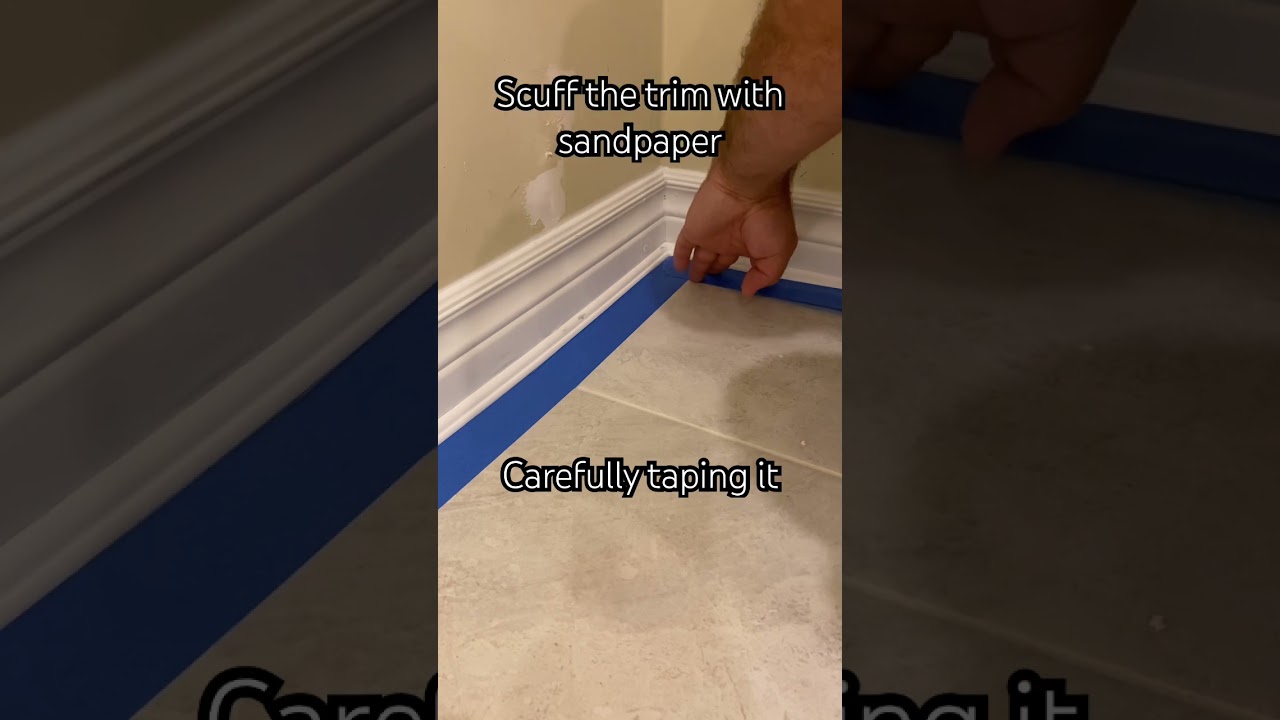 Installing and painting PVC trim #diy #carpentry #trim