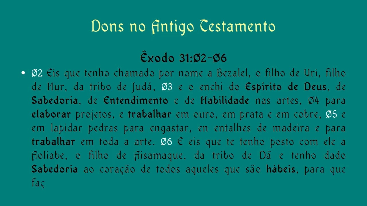 Aula de Dons   Aula 04