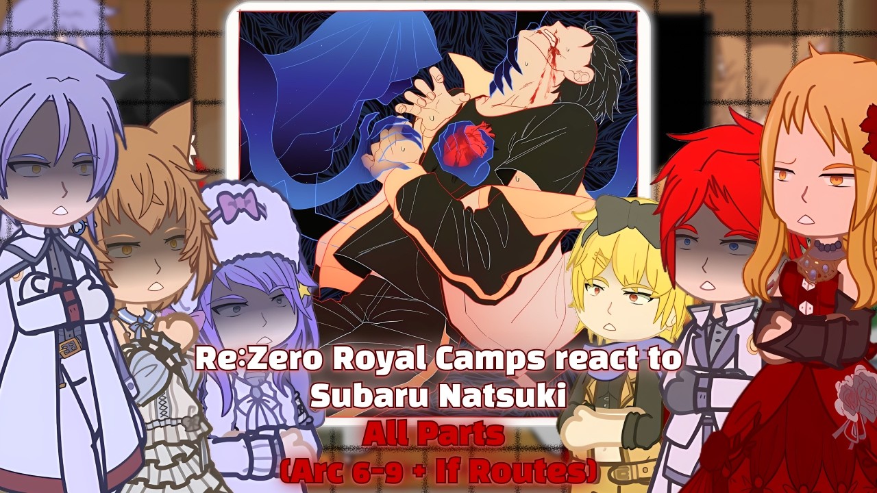 Re:Zero Royal Selection Camps Characters react to Subaru Natsuki | Arc 6-9 + If Routes | All Parts |