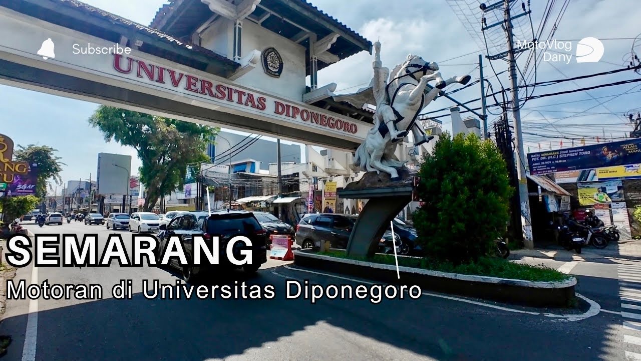MotoVlog UNDIP Semarang | Motoran Santai di Kawasan Universitas Diponegoro