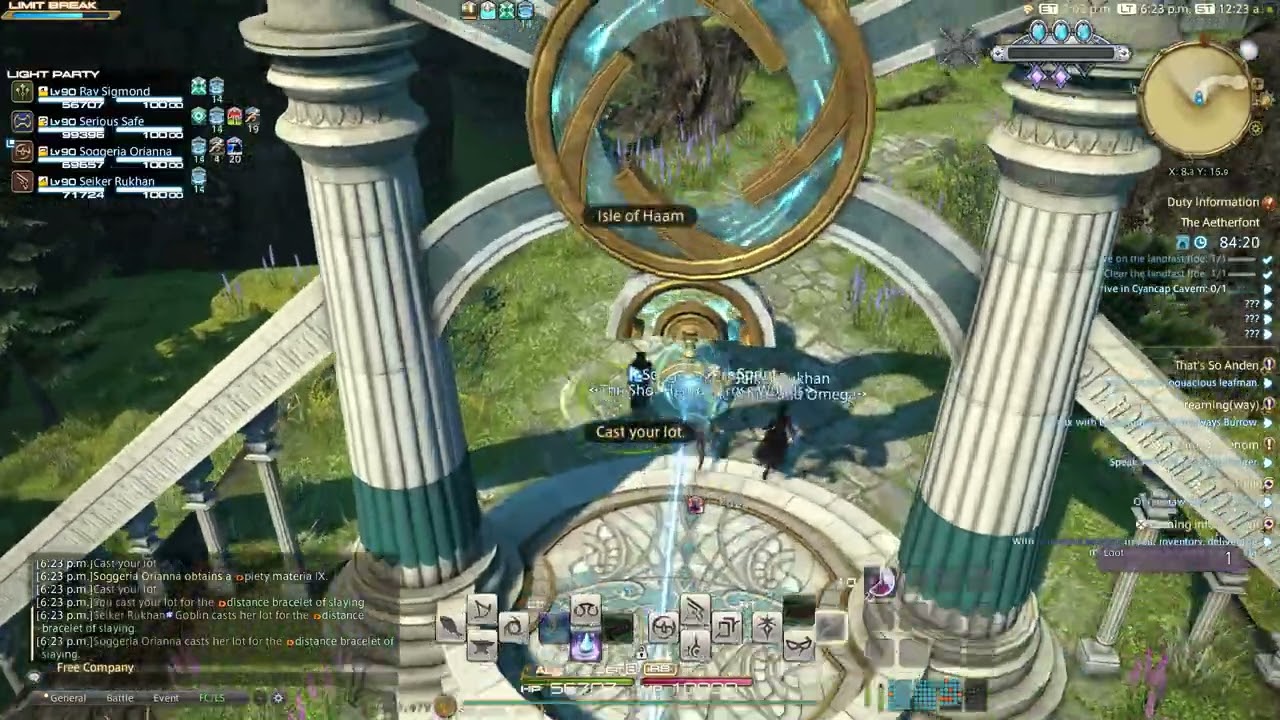 Final Fantasy XIV  Dungeon Aetherfront Sage POV 2023-06-04   6:18 PM