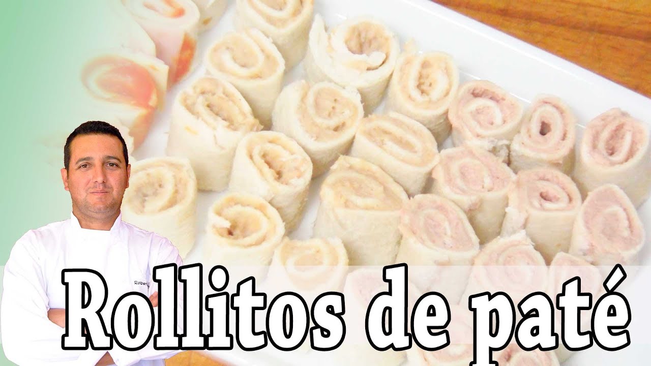 Rollitos de paté - Aperitivos III - Recetas de cocina