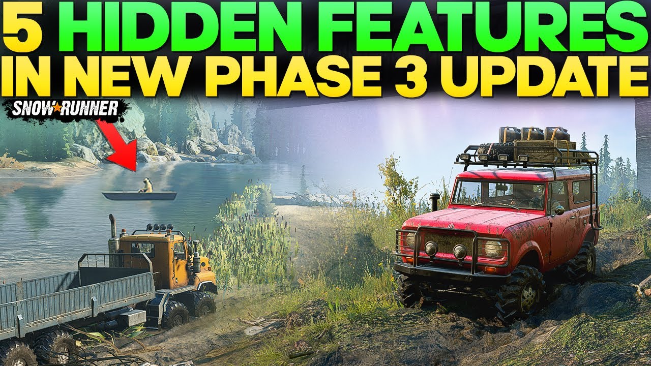 5 Hidden Features in New Phase 3 SnowRunner Update You Need to Know
