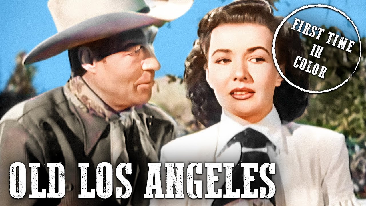Old Los Angeles | Bill Elliott | Colorized Western Film