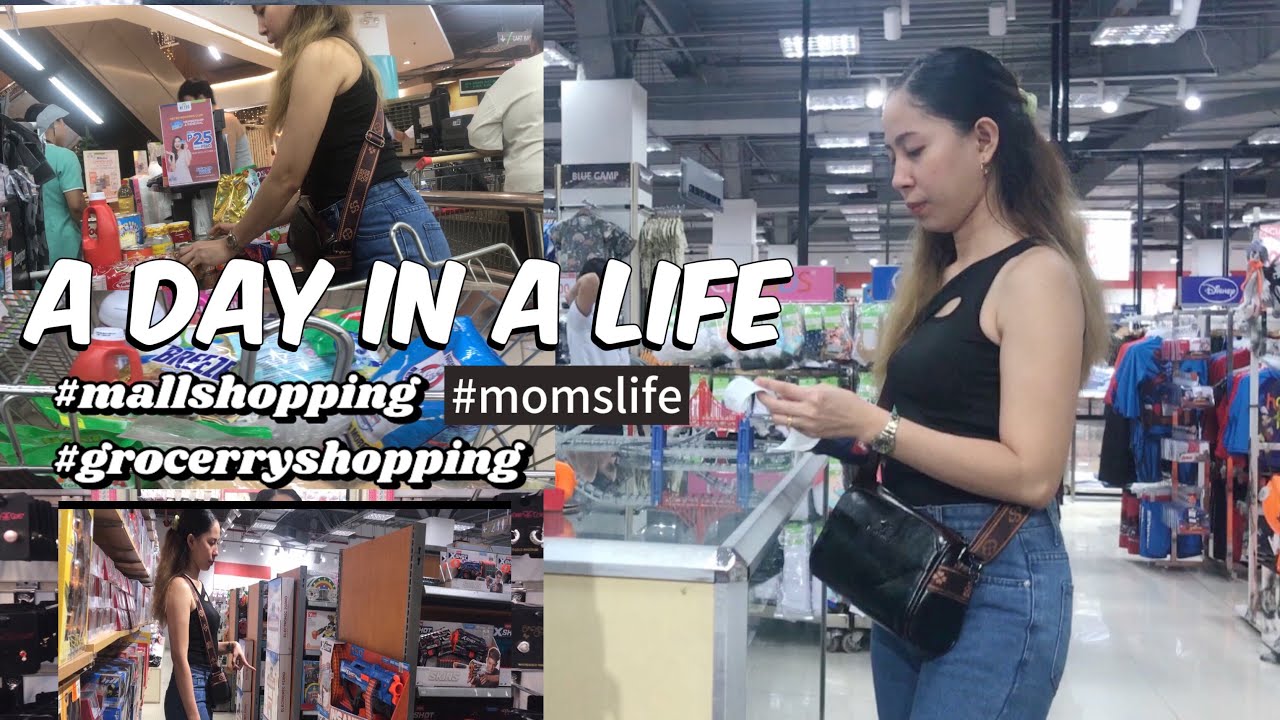FAMILY LIFE IN PHILIPPINES : 🛍MALL SHopping | $₱| Grocery Prices | Life of a mom