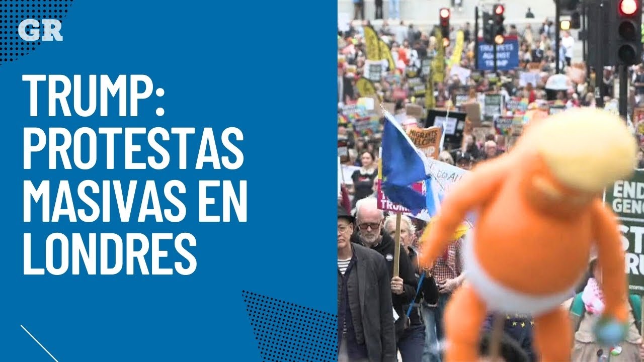 Trump: Protestas masivas en Londres