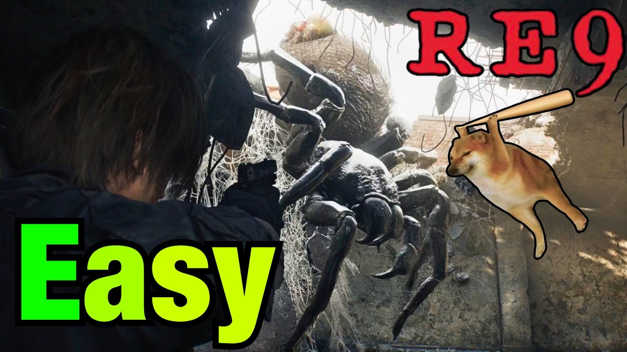 How to Easily Beat GIANT TITAN SPIDER Boss in RE9 Requiem