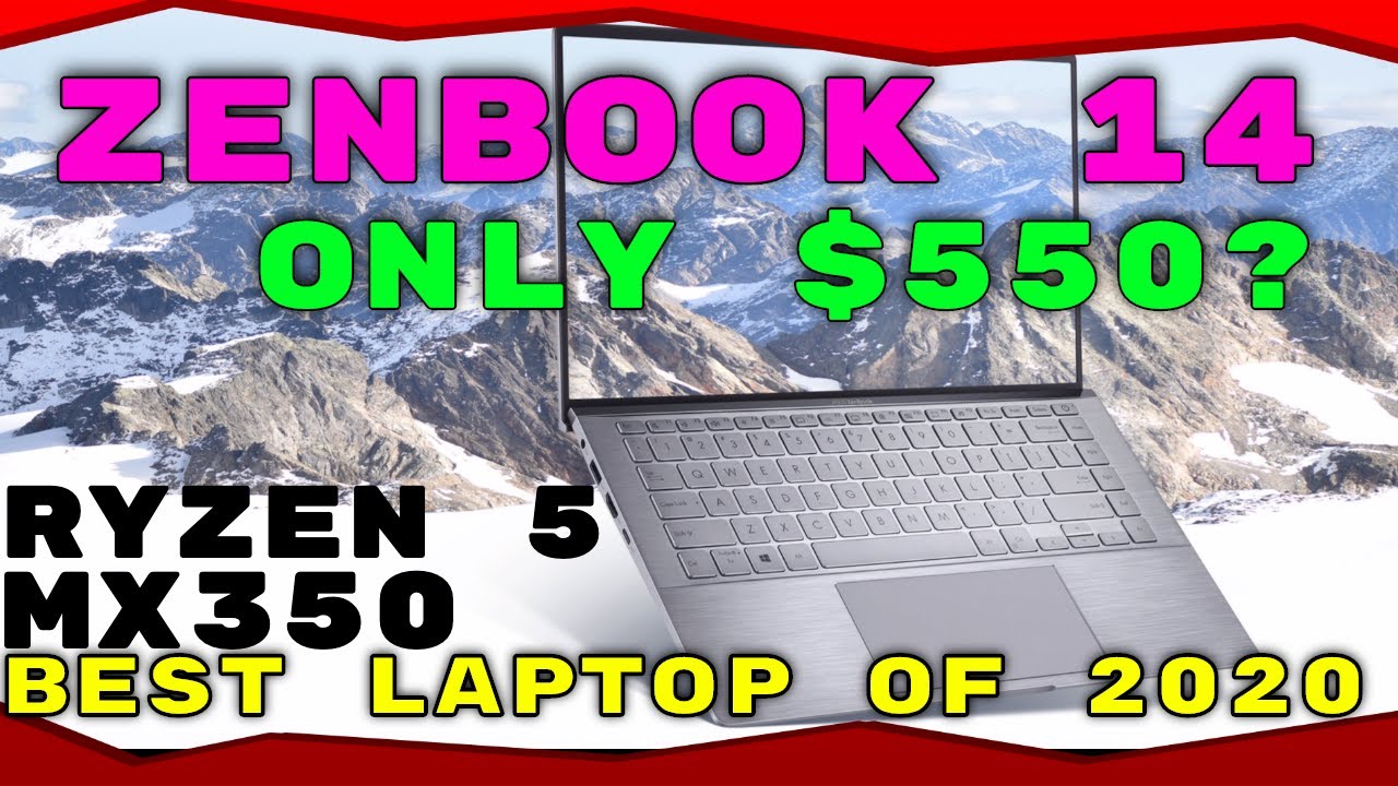 Best Ultraportable Laptop! - Zenbook 14 2020 - Ryzen 5 4500U - MX350 - Worth $550?