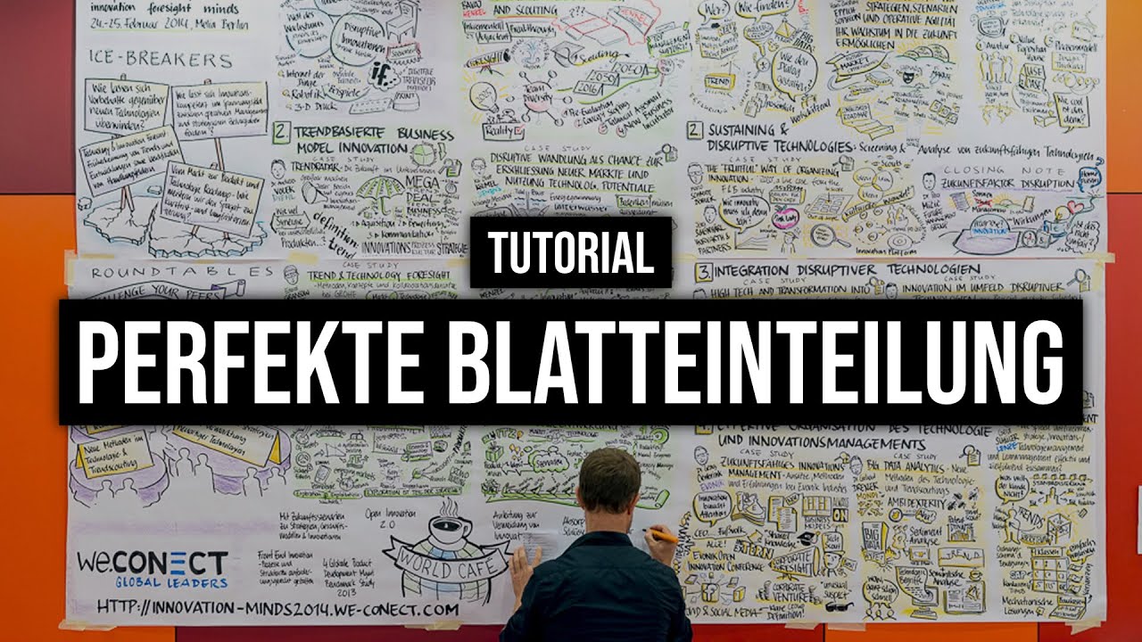 Perfekte Blatteinteilung beim Live-Zeichnen | Graphic Recording Tutorial 33