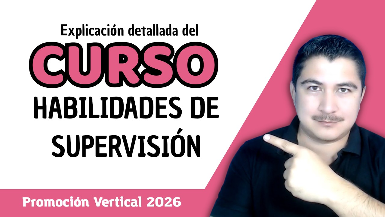 No cometas errores al realizar el CURSO de habilidades de supervisión. En este video te lo explico