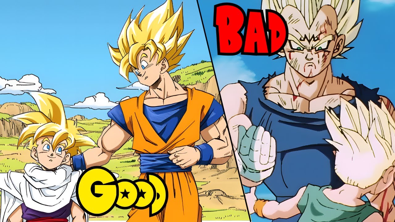 Goku is a better father than Vegeta