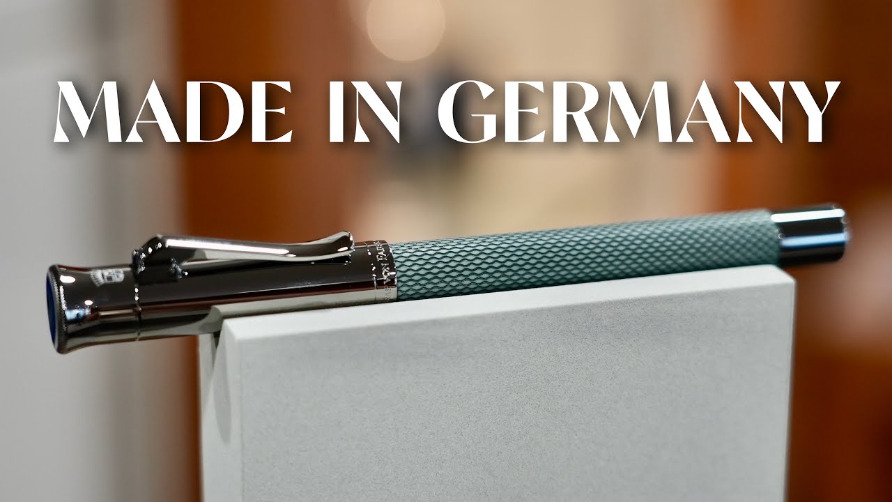the NEW Graf von Faber-Castell Guilloche SAGE GREEN Collection