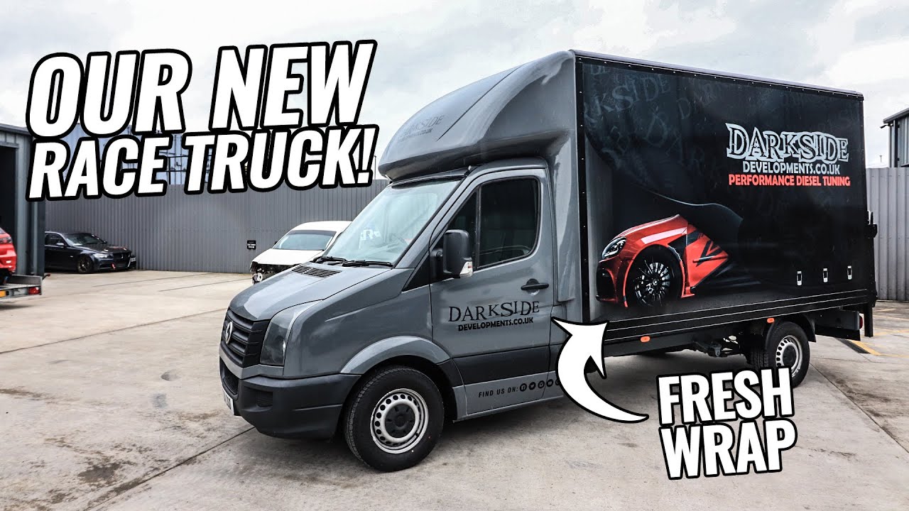 VW Crafter Luton Race Van New Wrap!!! DARKSIDE DEVELOPMENTS
