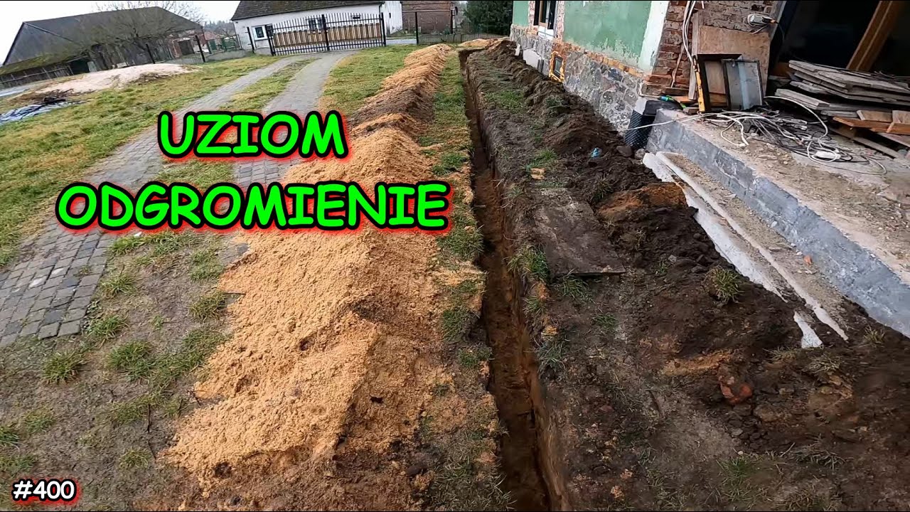 UZIOM OTOKOWY, ODGROMIENIE, REMONT STAREGO DOMU, VLOG, BUDOWA #400
