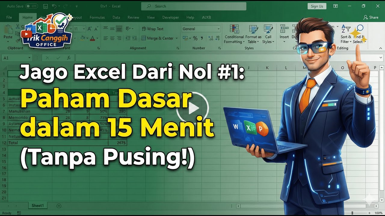 Jago Excel Dari Nol, Series excel Part 1
