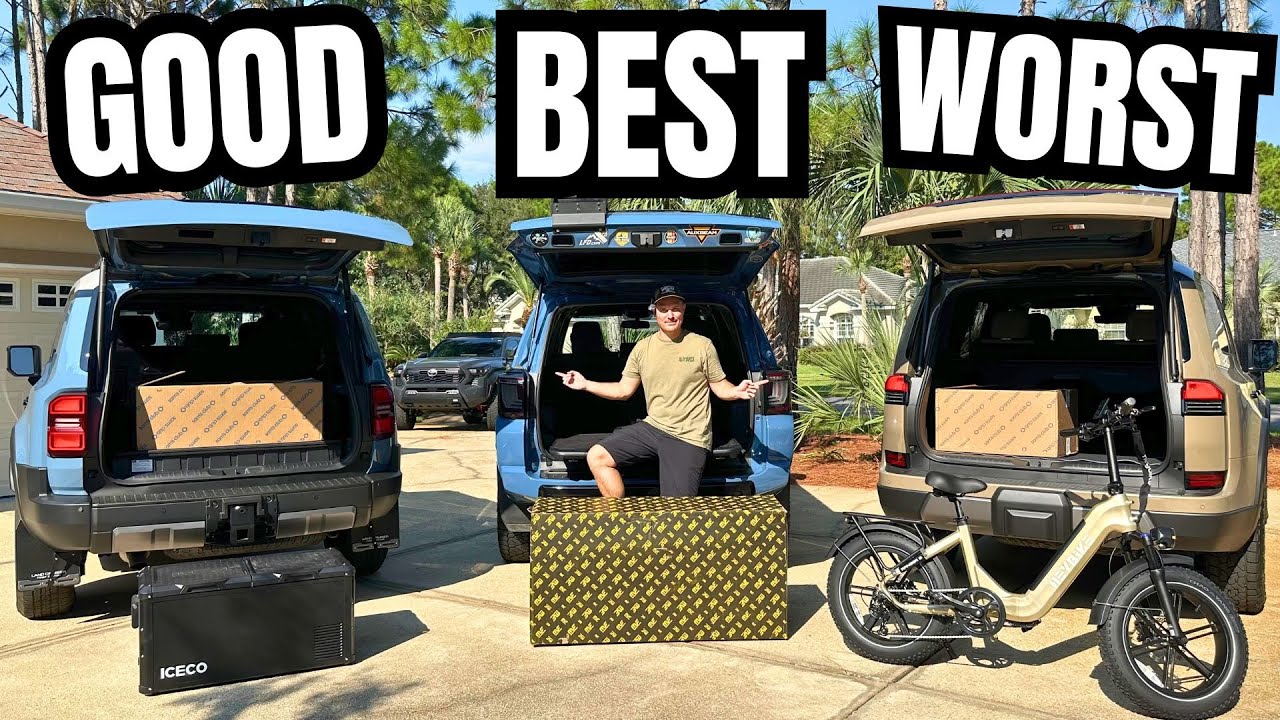Unscientific Rear Cargo Testing | GX550 vs Land Cruiser vs 4Runner