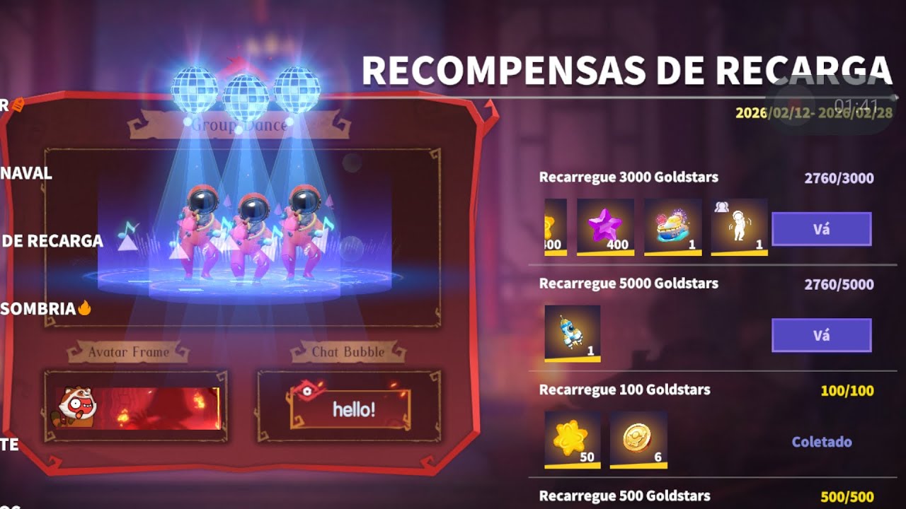 EVENTO DE RECARGA DO SUPER SUS