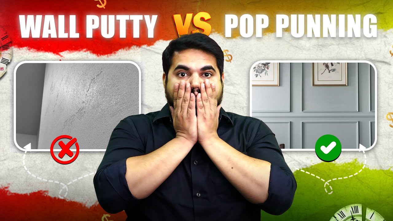 Why POP Punning is Better Than Wall Putty? Live Demo🤔😯