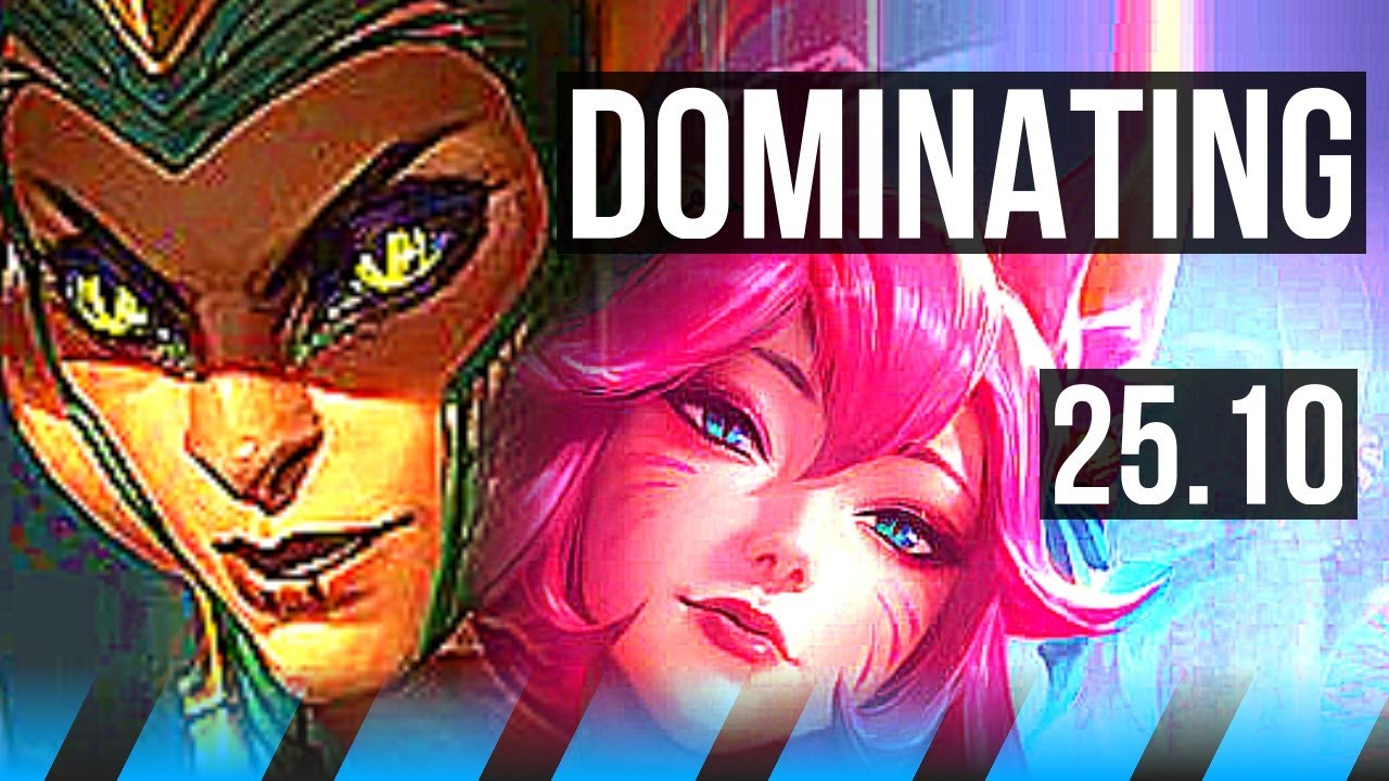 CASSIOPEIA vs AHRI (MID) | Dominating, 40k DMG | KR Master | 25.10