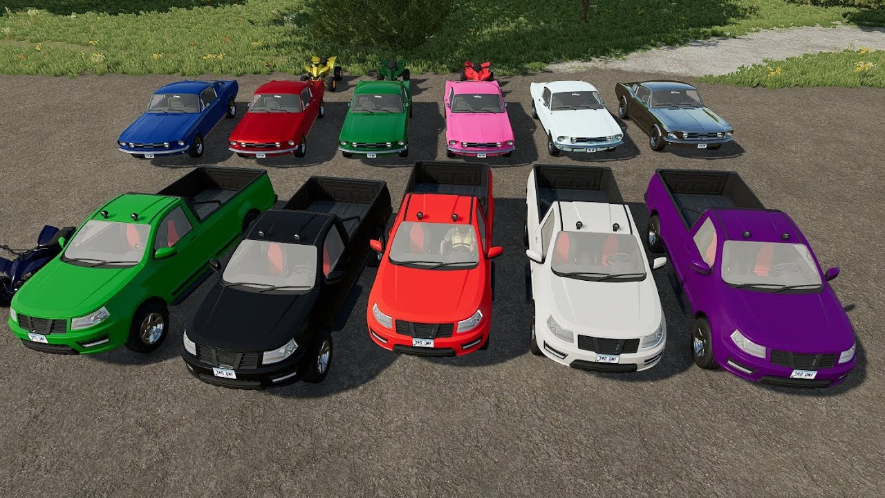 Farming simulator Collect Colourful car and Ford Dala #KaddoFarming