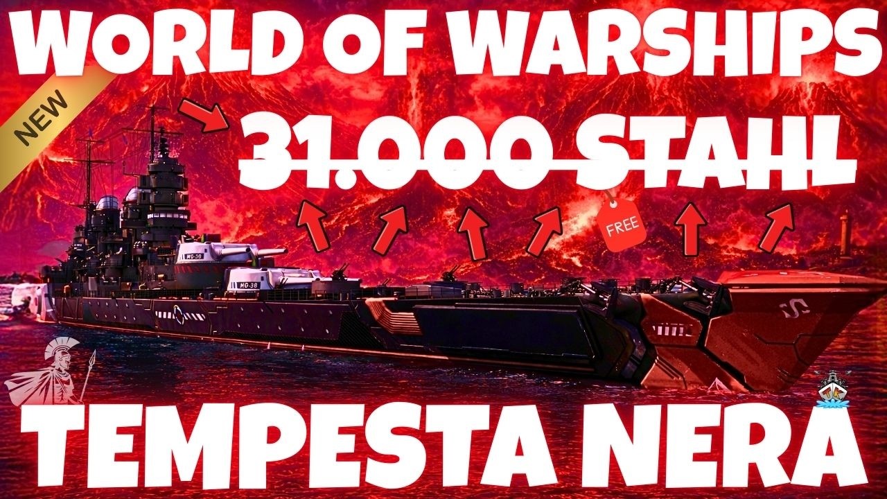 🚨 TEMPESTA NERA - SPARE 31.000 STAHL 😱🔥 | Review | World of Warships 🚢 | Ruggiero di Lauria