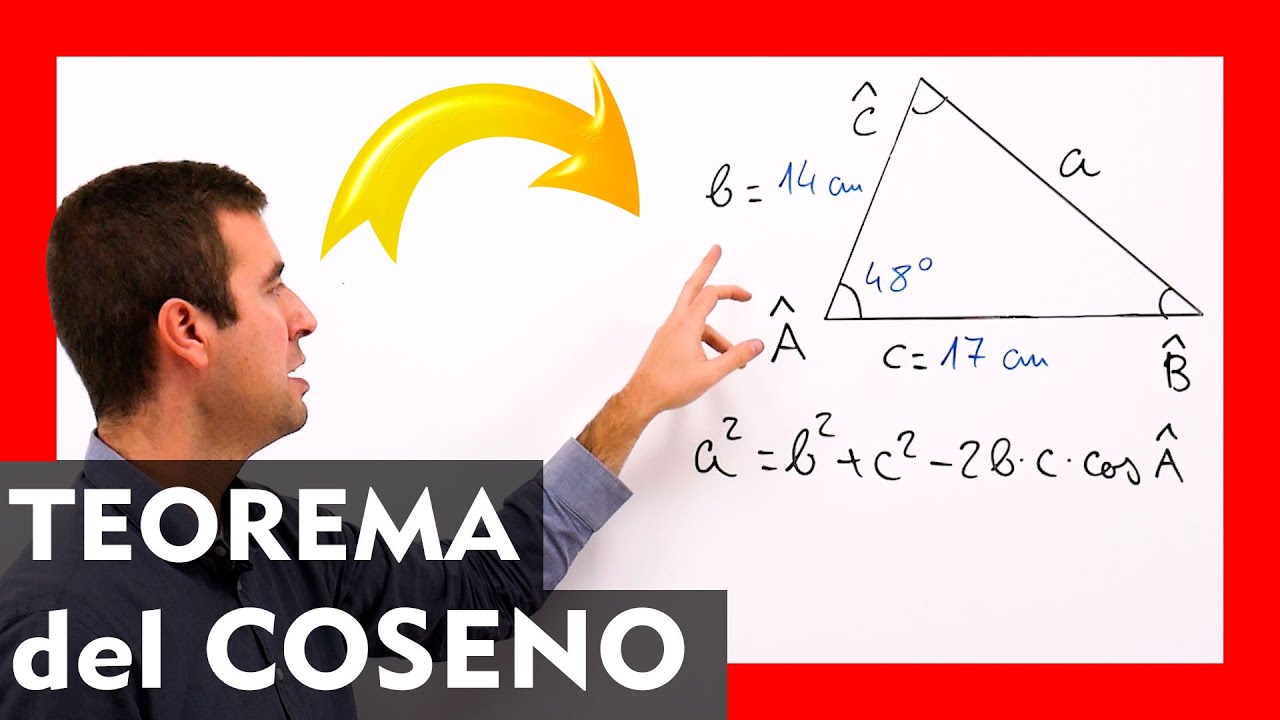 🔺 Teorema del COSENO conociendo Dos Lados y Un Ángulo ➡️ Resolución de Triángulos Oblicuángulos