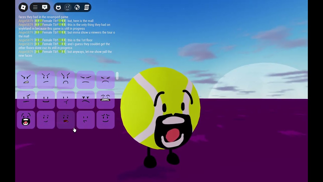 A tour of the mall and new faces in Bfb 3d rp Revamped!