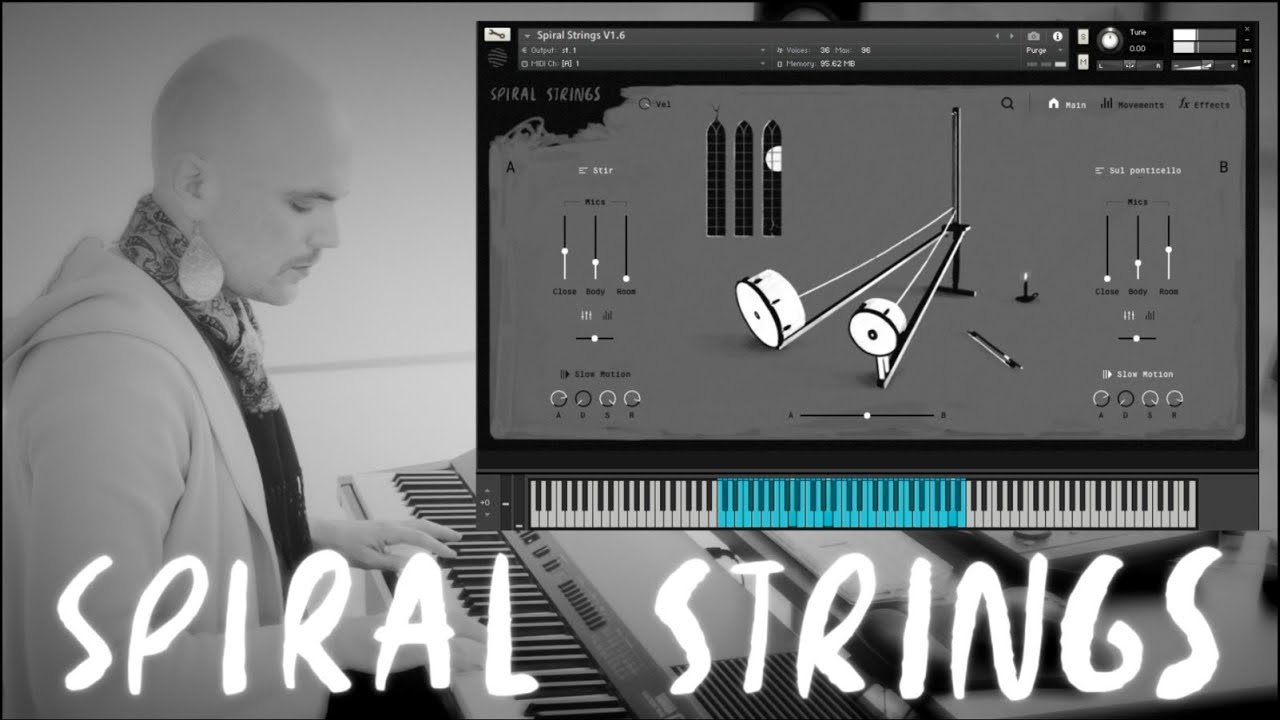 Spiral Strings articulations play through