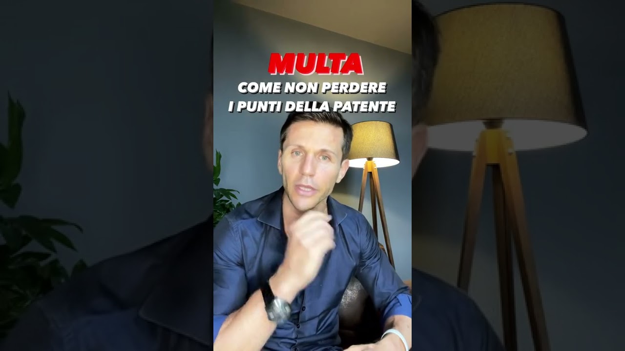 MULTA: come non PERDERE i PUNTI della patente | Avv. Angelo Greco
