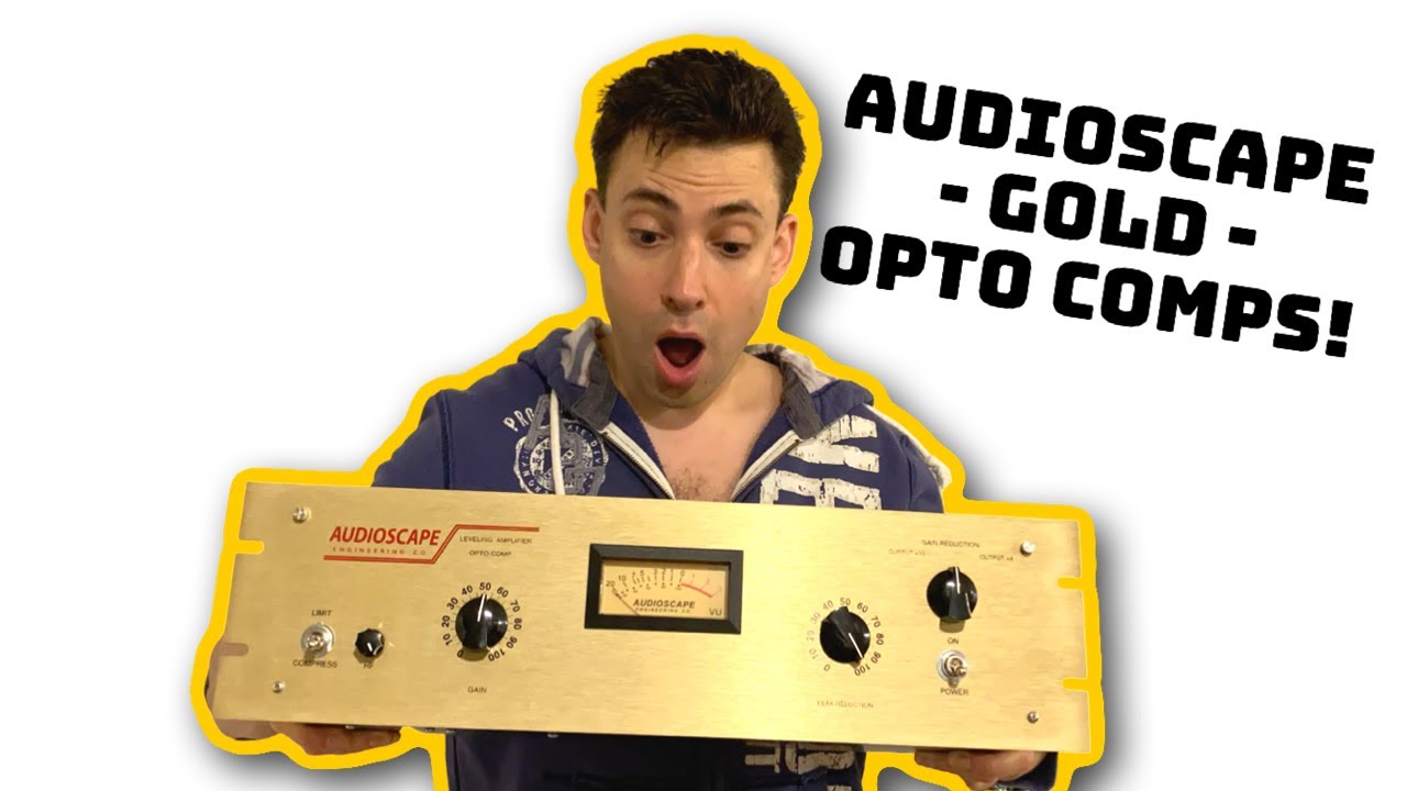 AudioScape GOLD Opto Comps - Stereo Pair - UNBOXING!