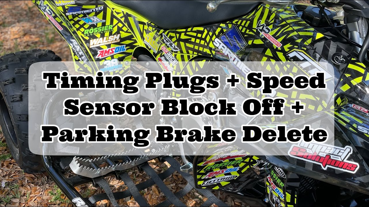 Timing Plugs + Speed Sensor Block Off + Parking Brake Delete