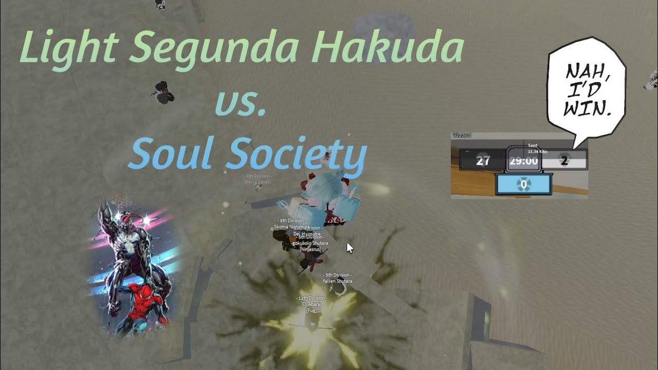 Type Soul Gladiator 2v27 With Light Segunda and Hakuda