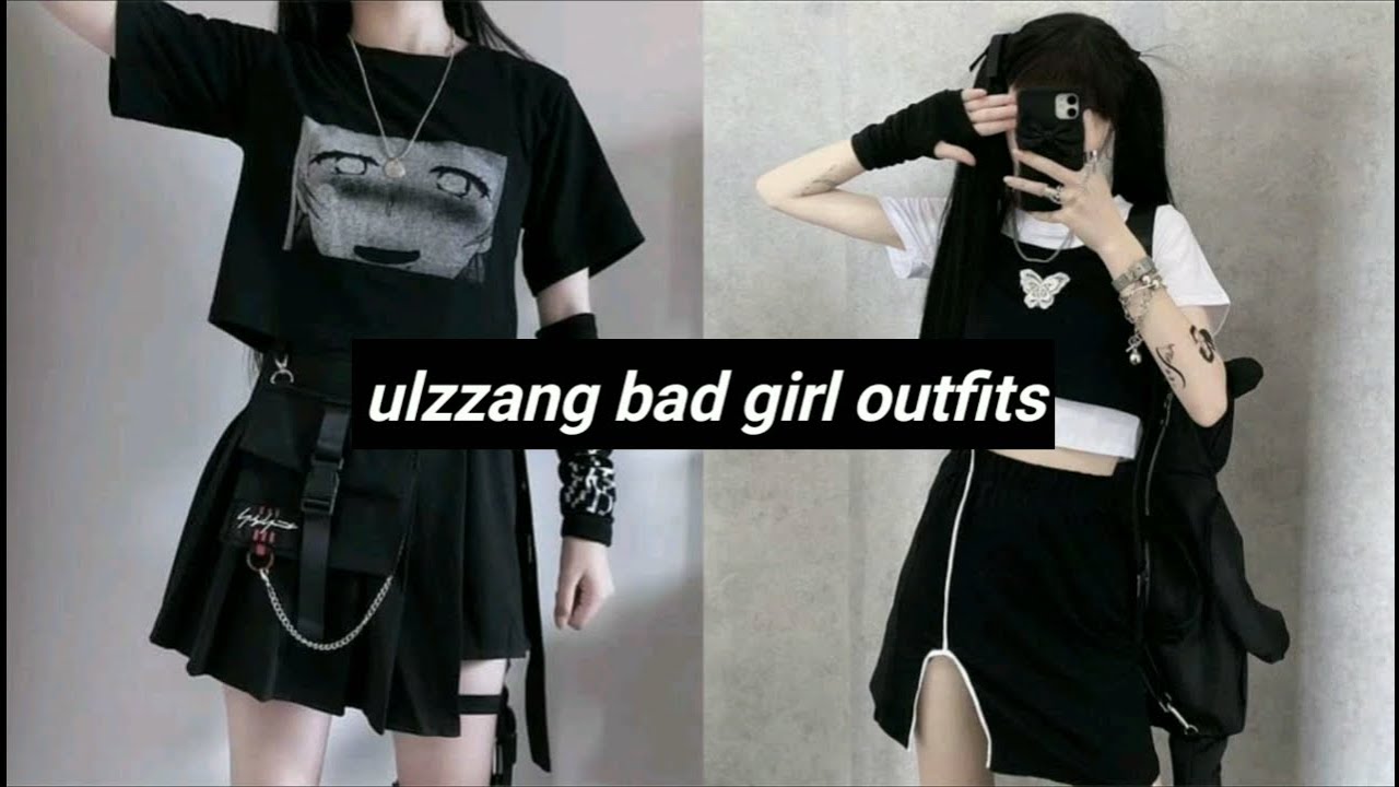 ULZZANG BAD GIRL OUTFITS