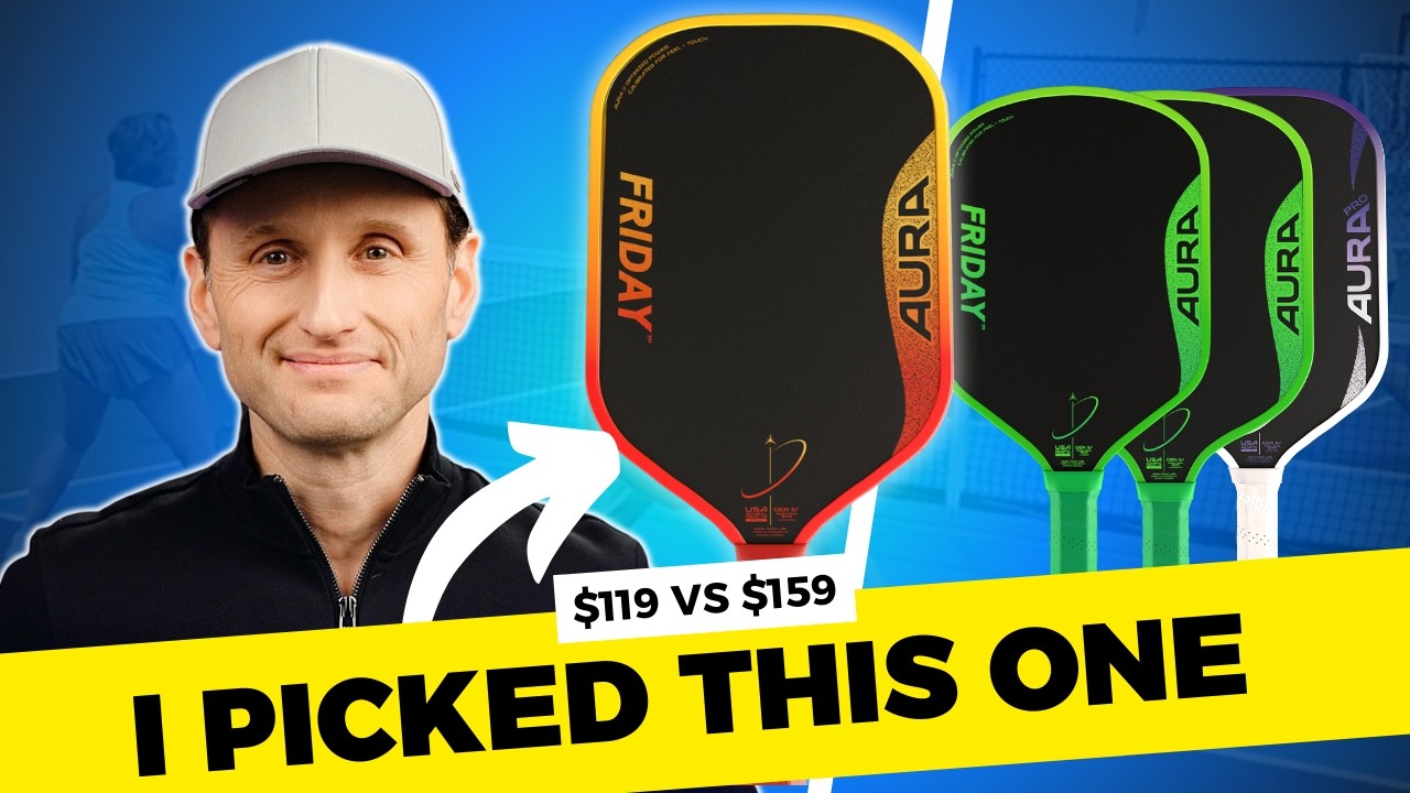 Friday Pickle Aura vs Aura Pro Pickleball Paddle Review | Same Specs, Different Feel
