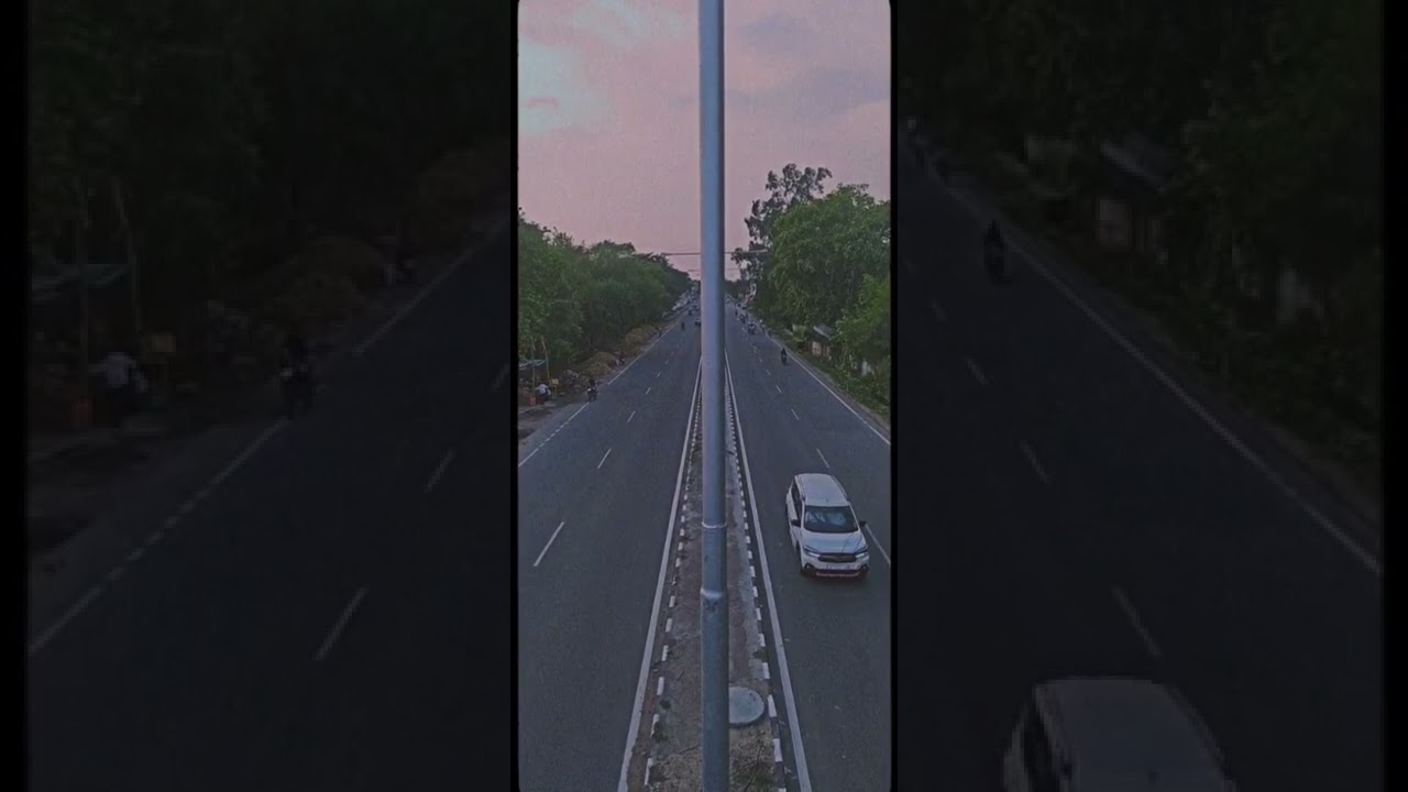 Highway Two way #lucknow #raebareli #highway #alone #lofistatus