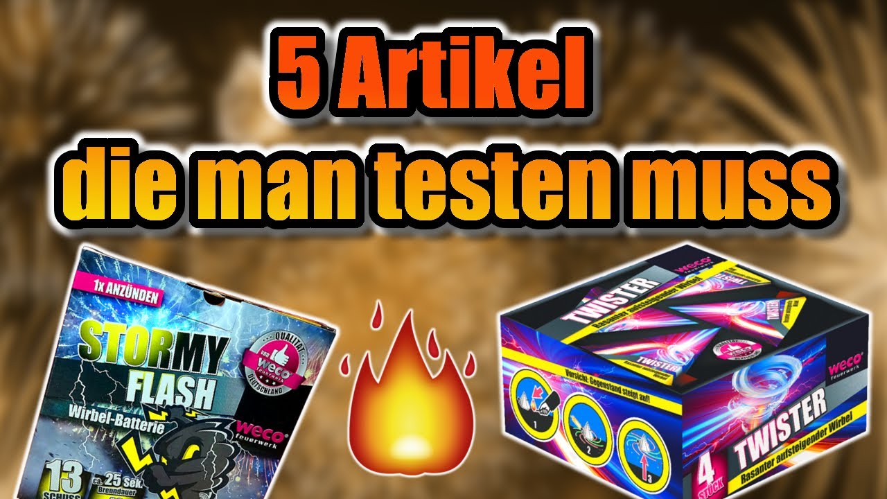 TOP 5 FEUERWERK das man UNBEDINGT AUSPROBIEREN MUSS!