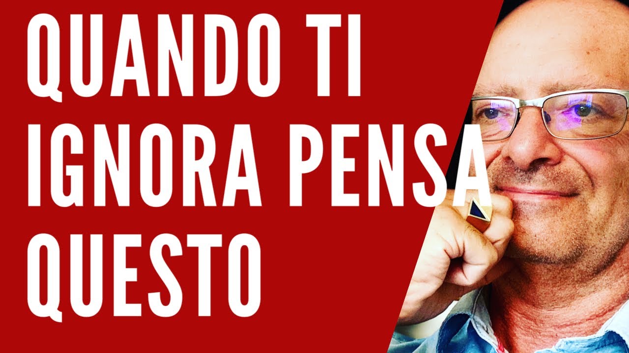 Quando un uomo ti ignora, questo è quello che sta pensando