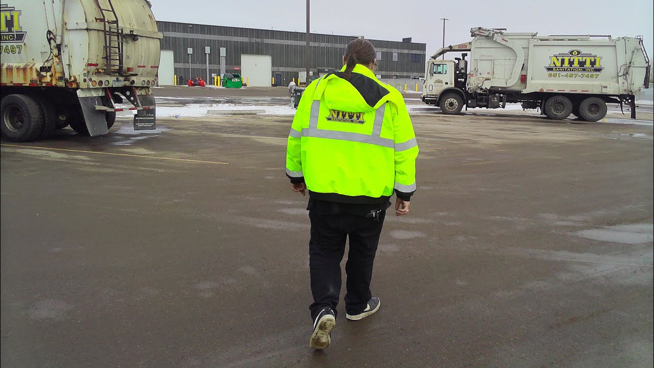 Garbage Men Bulk Pickups. (Background videos) 
