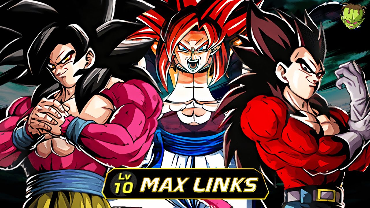 ULTRA POWER CREEP! GOGETA SUPER SAIYAN 4 LR 100% FULL LEVEL LINKS SHOWCASE | Dokkan Battle