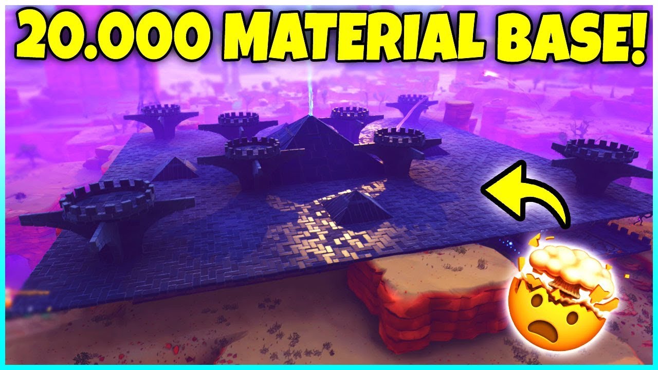 😱 20.000 MATERIAL BASE in Fortnite! 🌵 Wir BAUEN die STURMSCHILD VERTEIDIGUNG in Rette die Welt