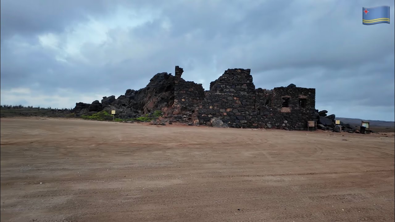 Bushiribana Gold Mill Ruins Walk. Morning walk  Aruba 🇦🇼 