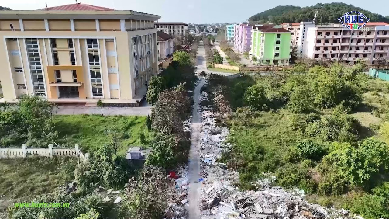 Nan giải bài toán rác thải tại Khu quy hoạch Đại học Huế