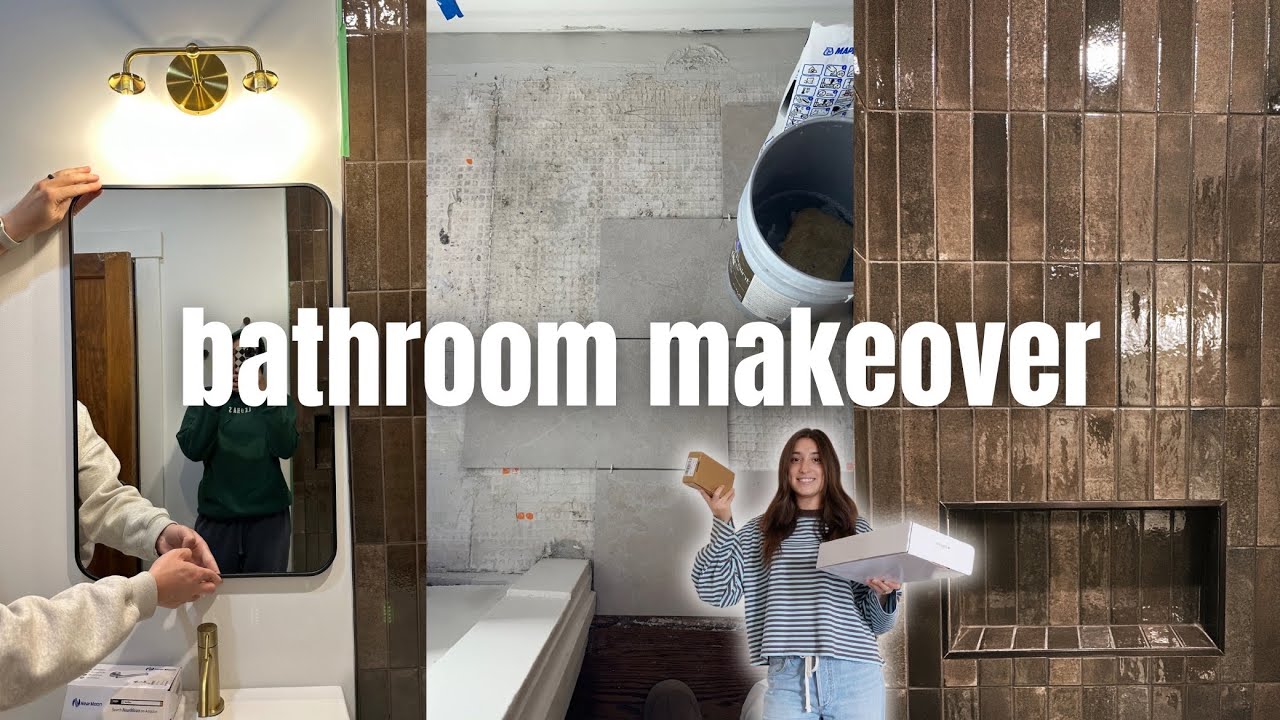 ПОЛНЫЙ ремонт ванной комнаты — от начала до конца | Реконструкция коттеджа 1920-х годов