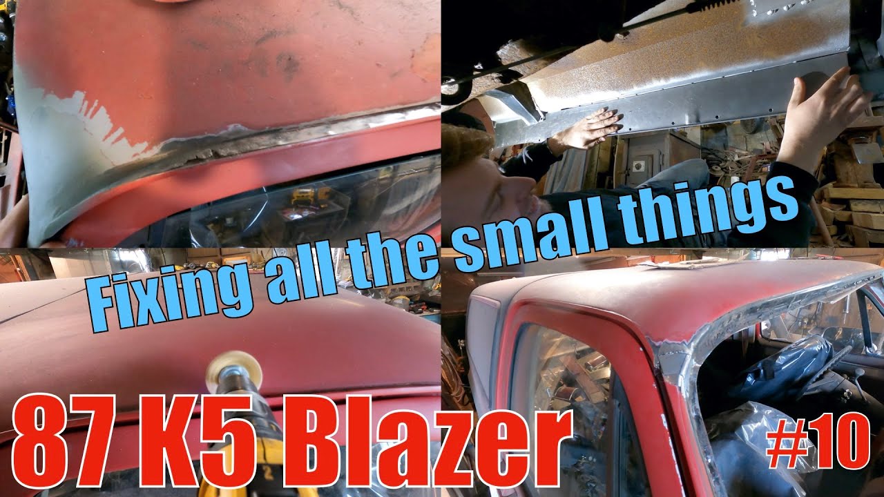 87 K5 Blazer Part 10 Fixing all the small rust repairs