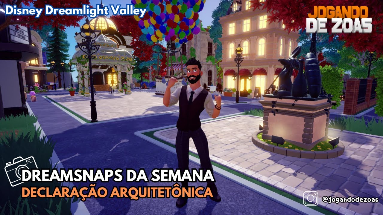 Dreamlight Valley - DREAMSNAPS DA SEMANA COM BASTIDORES - DECLARAÇÃO ARQUITETÔNICA