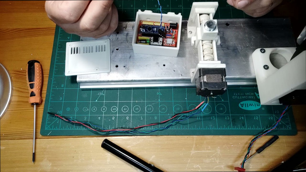 Линия намотки и укладки филамента ! Filament winding and stacking line!