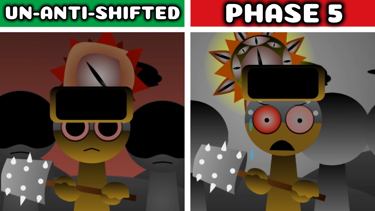 Incredibox Sprunki Un-Anti-Shifted Phase 4 vs Phase 5