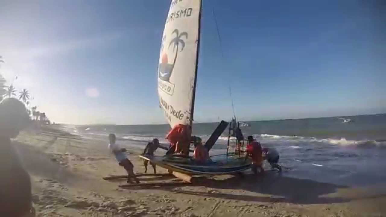 Sailing Trip with a Local Fishing Boat in Ceara #jangada