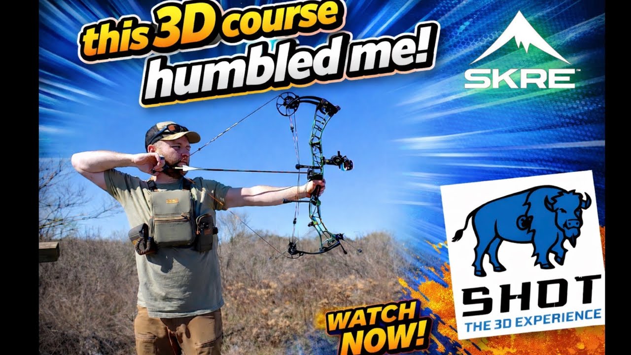 Этот 3D-курс по стрельбе из лука меня поразил! Прошел 3D-курс в Луизиане! #олень #наприроде #стре...