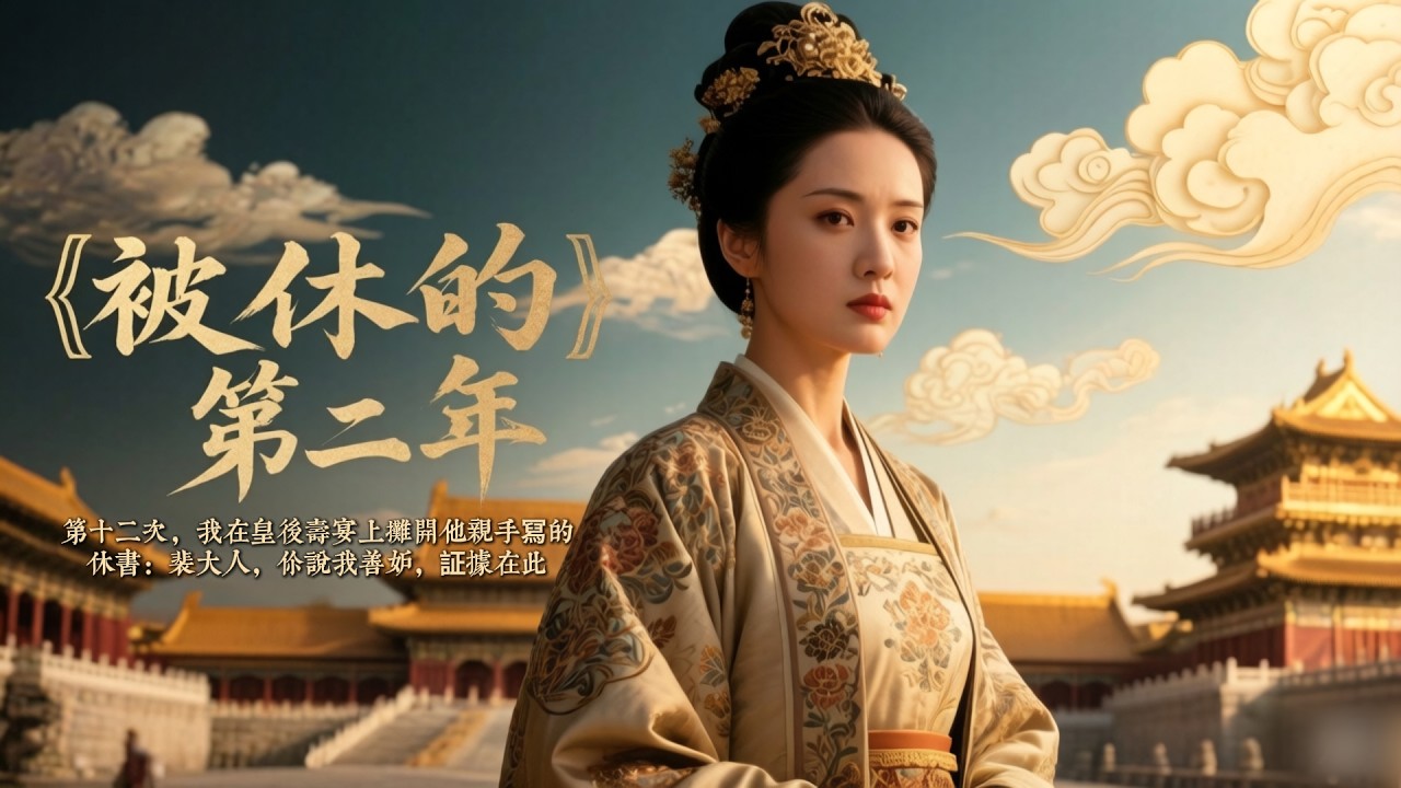 被休的第二年，前夫每月都將我傳召大理寺，第十二次，我在皇後壽宴上攤開他親手冩的休書：裴大人，你説我善妒，証據在此#爽文 #有声小说 #情感 #古风